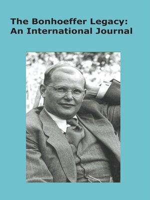 cover image of The Bonhoeffer Legacy (6/1 2018)